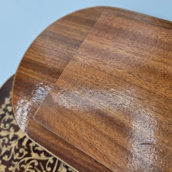 Pair of Vintage Sorrento Marquetry Folding Bookend with Hinges, Inlaid Wood - Picture 15 of 15